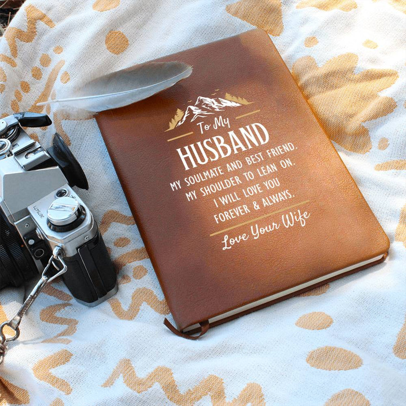 My Soulmate and Best Friend - Leather Journal